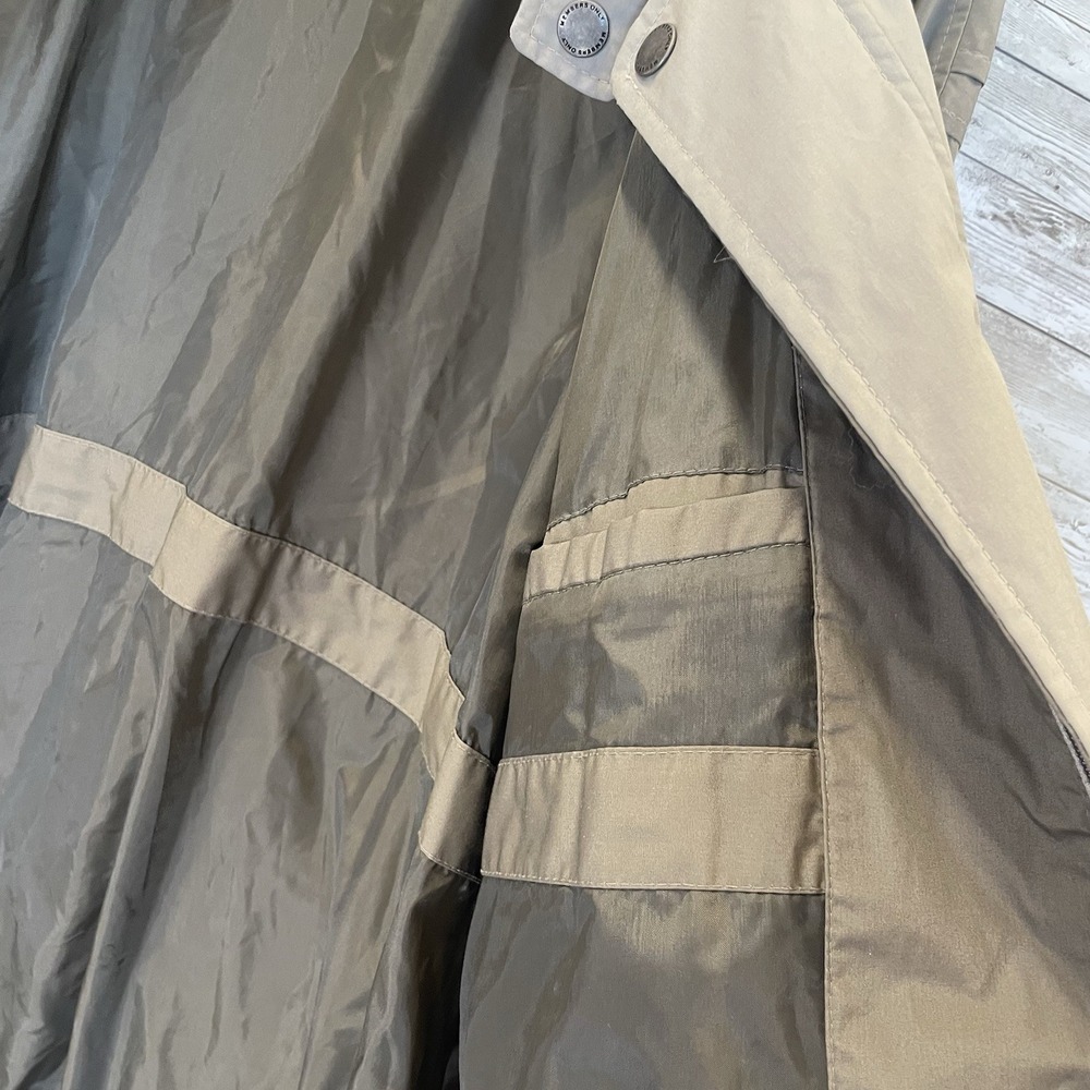 Vintage Members Only Mariner Mens 2X Jacket‎ Beige Full Zip Lined Windbreaker - Picture 13 of 16